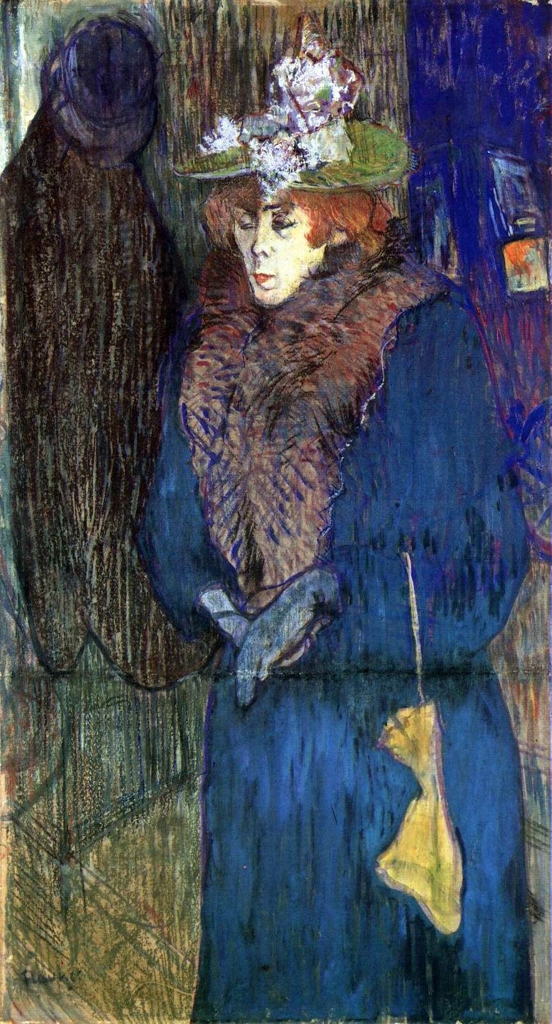 Jane Avril, membră a Moulin Rouge   Henri de Toulouse Lautrec