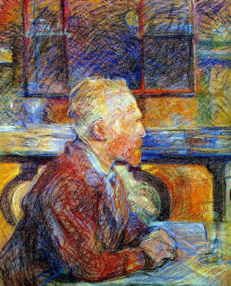 Portretul lui Vincent Van Gogh   Henri de Toulouse Lautrec