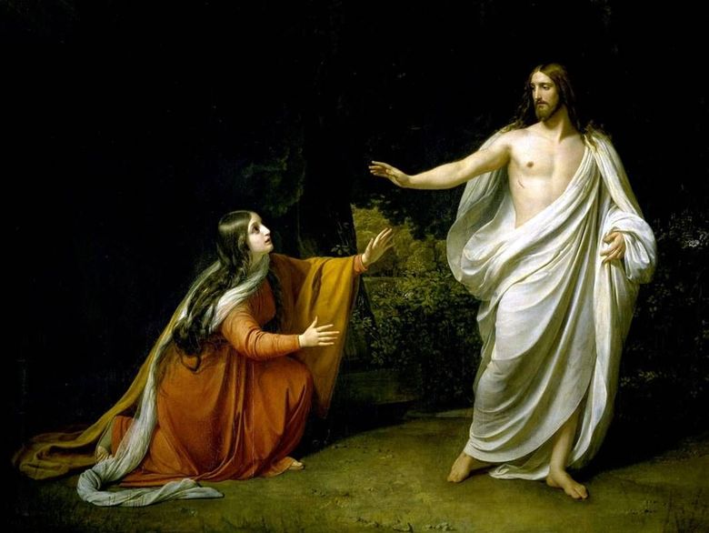 Apariția lui Hristos la Maria Magdalena după Înviere   Alexandru Ivanov