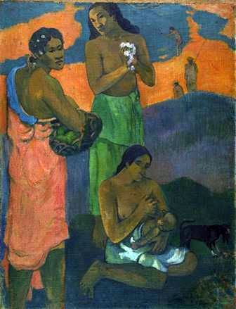 Femeile pe mare (maternitate)   Paul Gauguin