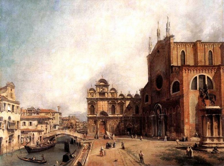 Biserica st. Ioan și Pavel și Școala San Marco   Antonio Canaletto