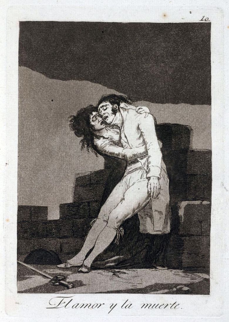 Dragoste și moarte   Francisco de Goya