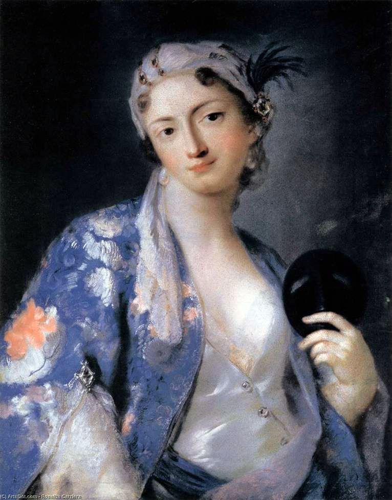 Portret de Felicita Sartori în costum turcesc   Rosalba Carriere