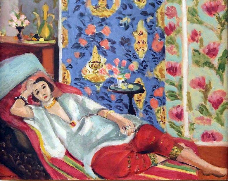 Odalisque în Shalvars Roșu   Henri Matisse