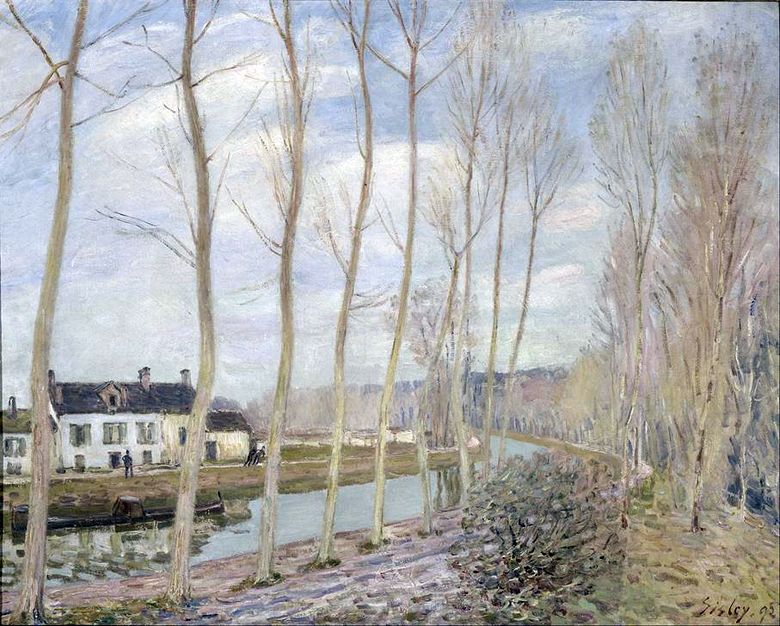 Canal Luen pe mare   Alfred Sisley