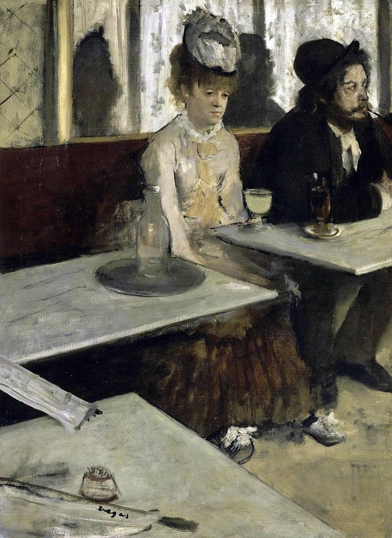 Amantul Absinthe (Oamenii din cafenea)   Edgar Degas