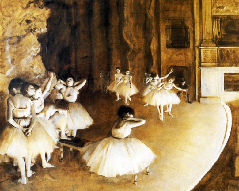 Repetare de balet din etapa   Edgar Degas