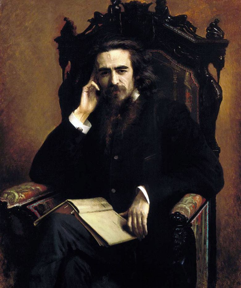 Portretul lui Soloviev   Ivan Kramskoy