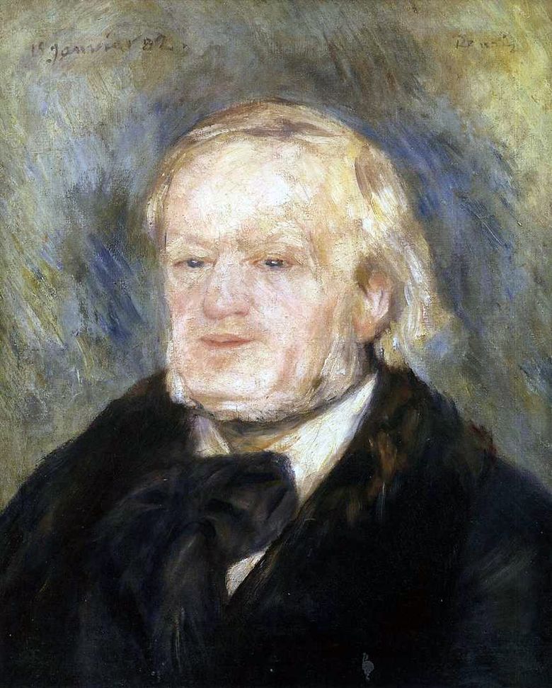 Portretul lui Wagner   Pierre Auguste Renoir