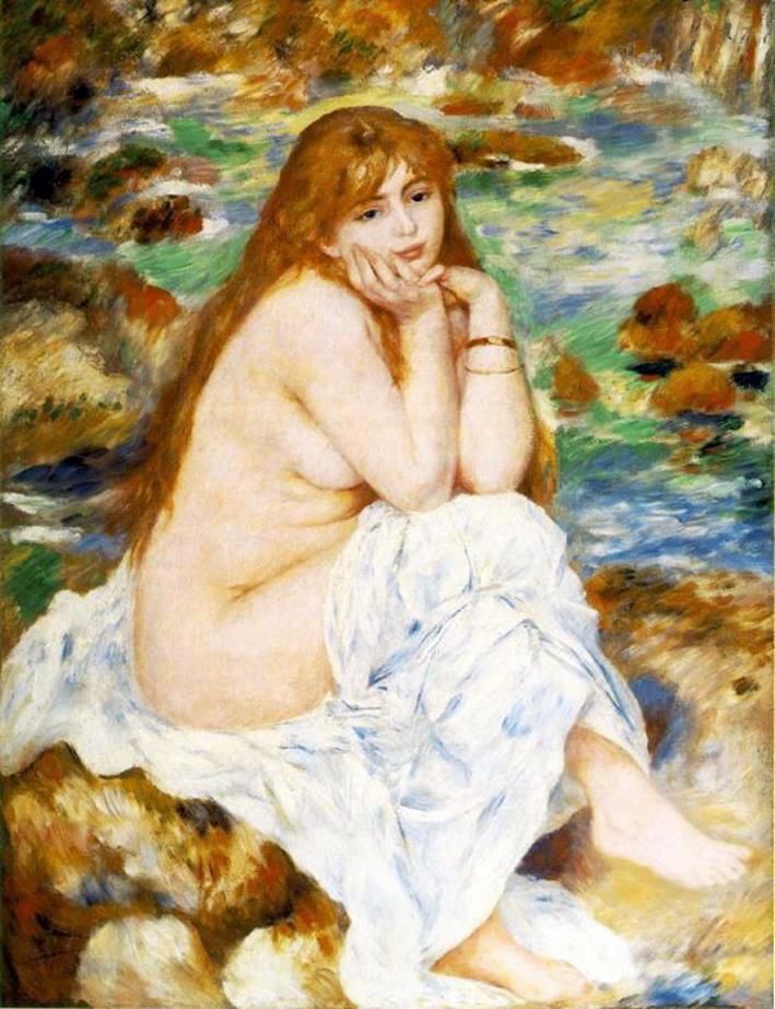 Seat Bather   Pierre Auguste Renoir