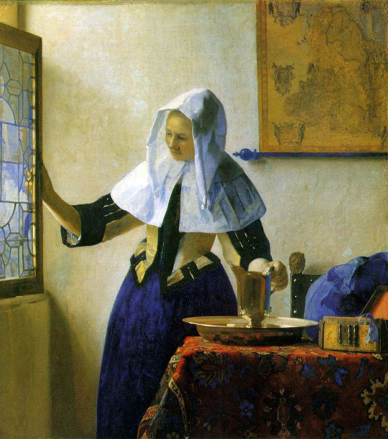 Tânără cu un ulcior de apă   Jan Vermeer