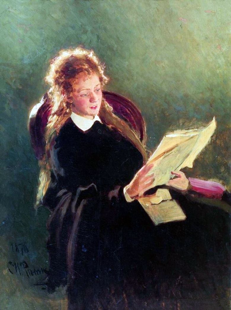Fata de citit   Ilya Repin