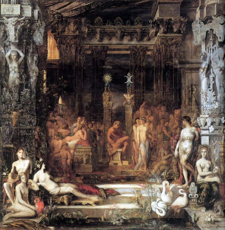 Fiicele lui Teseu   Gustave Moreau