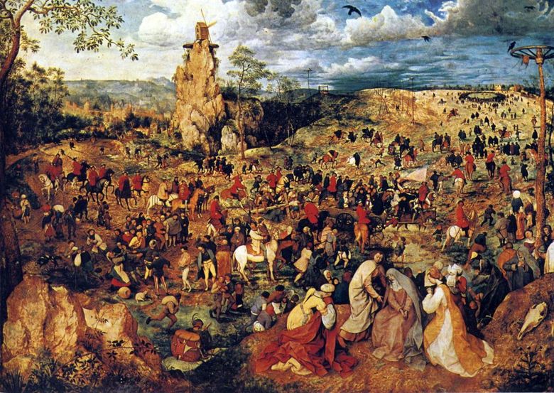 Procesiunea spre calvar   Peter Bruegel